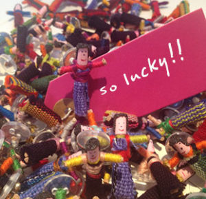 Sorgenpüppchen als Lucky Doll