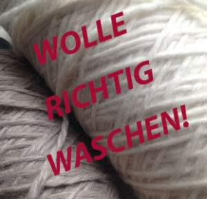 Wolle richtig waschen