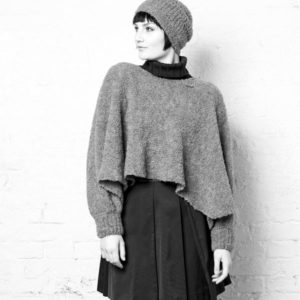 Poncho / Strickhülle