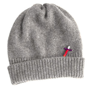 meinfrollein Wollbeanie, Alpaka, Graumelange