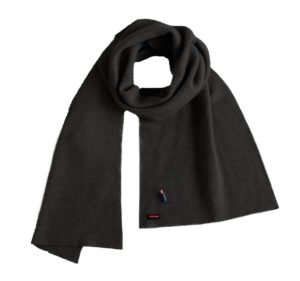 Wollstrickschal ELLA aus Merino/ Kaschmir von Meinfrollein, Schwarz