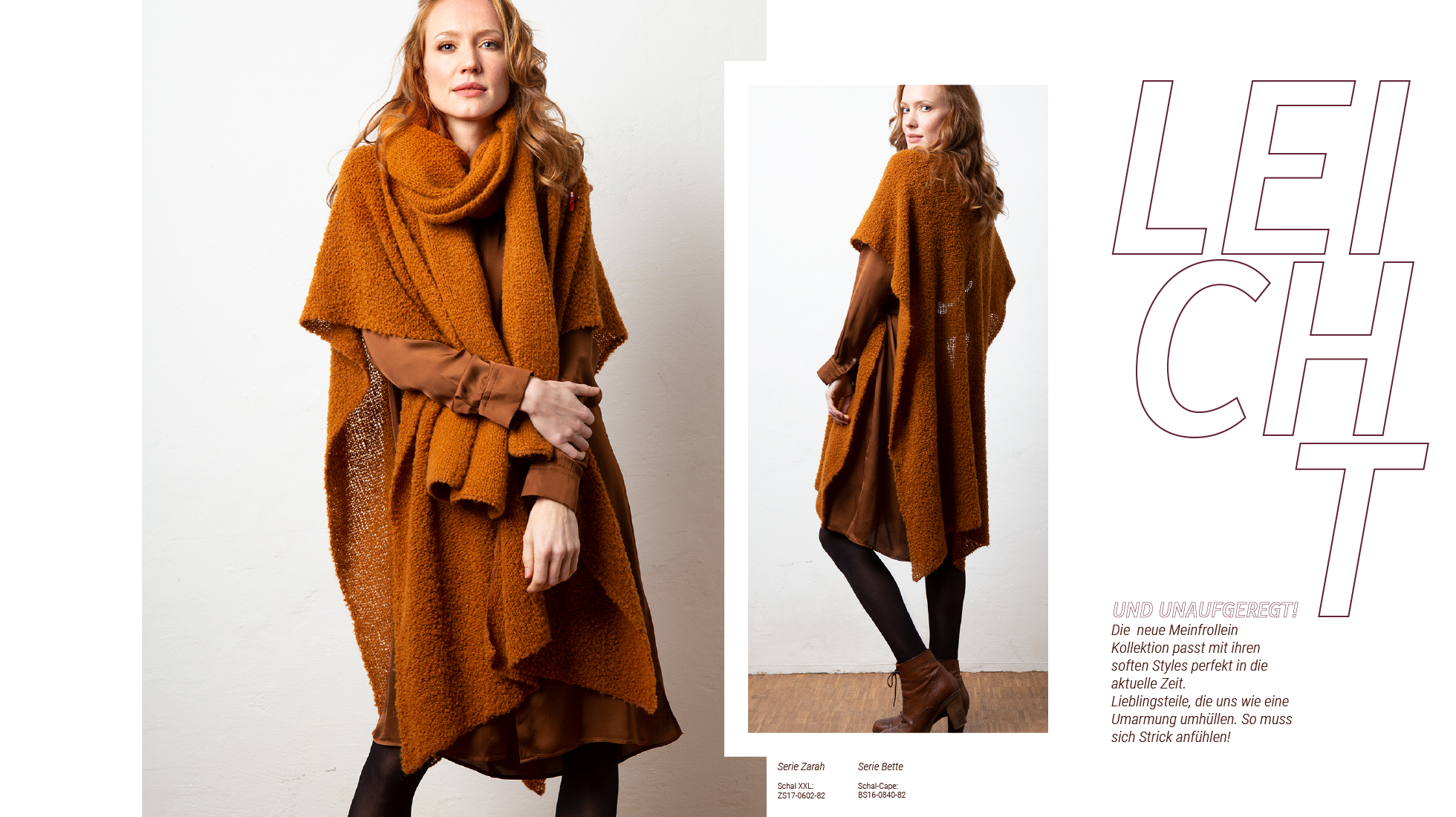 Meinfrollein Cape Bette- Made in Germany